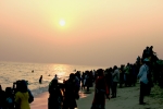 Sun set at Puri