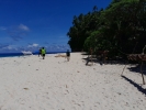 White sandy beach