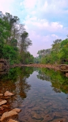 Reflections view kanger river 
