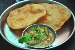 poori with channa masala