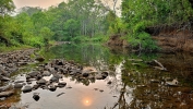 reflection of the sun 