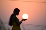 Sunset in hand