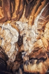 beautiful limestone cave 