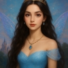 Fantasy Fairy Princess Portrait | Digital Art | AI Generated