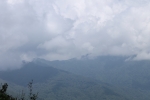 Mountain under cloud