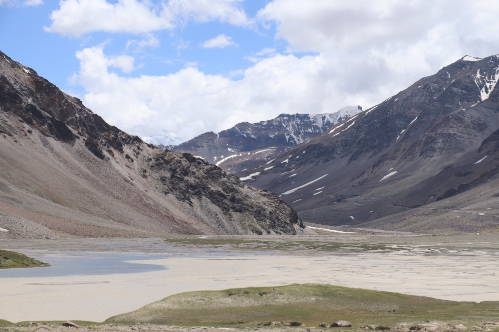 Beautiful landscapes on Manali- Leh route, Landscape, snow, blue, sky, mountains, desert, brown, beautiful, holidays, tourism