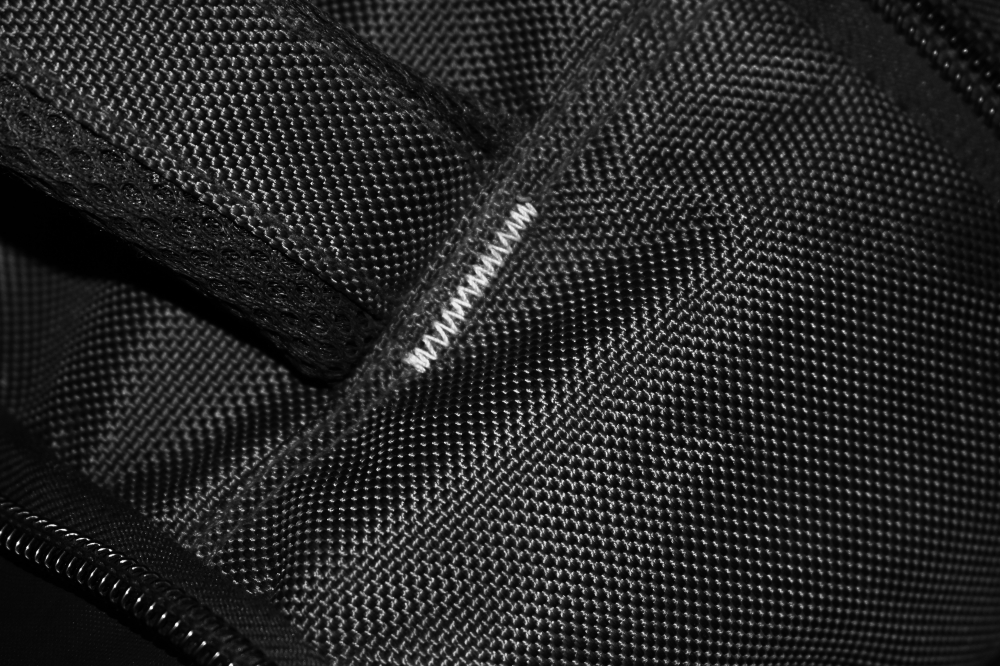 Bag Background, pattern, abstract, camara, background, structure, leathery, backgrounds, texture, seam, stitched, close up, bag, leather, cowhide leather, fabric, canvas, textile, material, black white, black and white, stitch