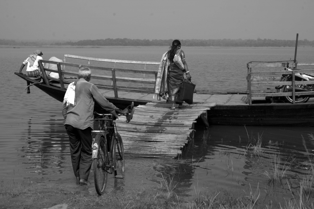 journey begins, #transportation#rural life#water#nikon