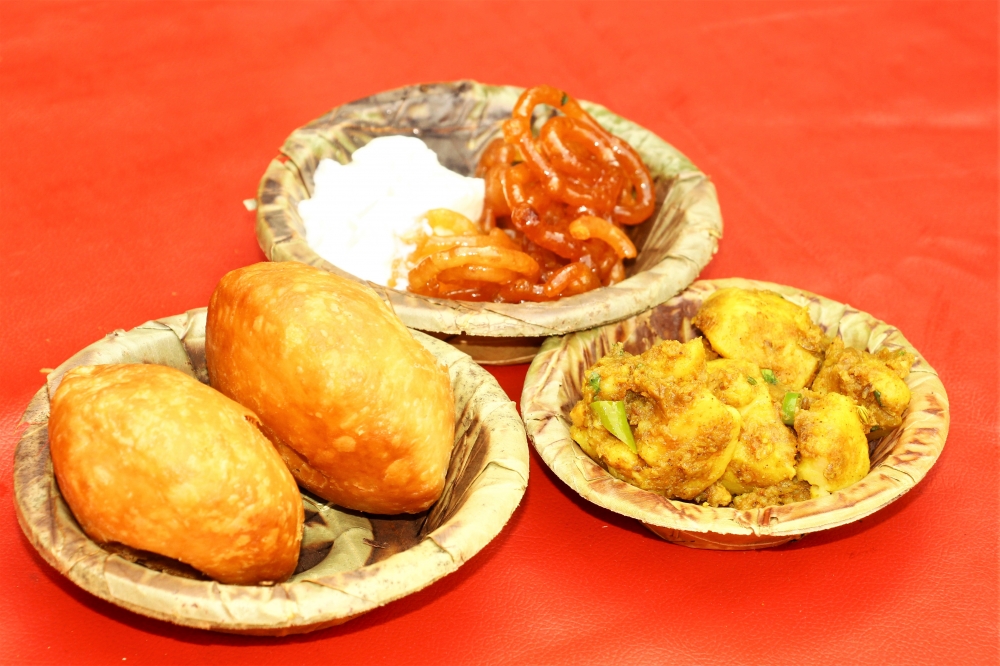 Breakfast time, Khasta, Sabzi, Aloo, Jalebi, breakfast, morning, 