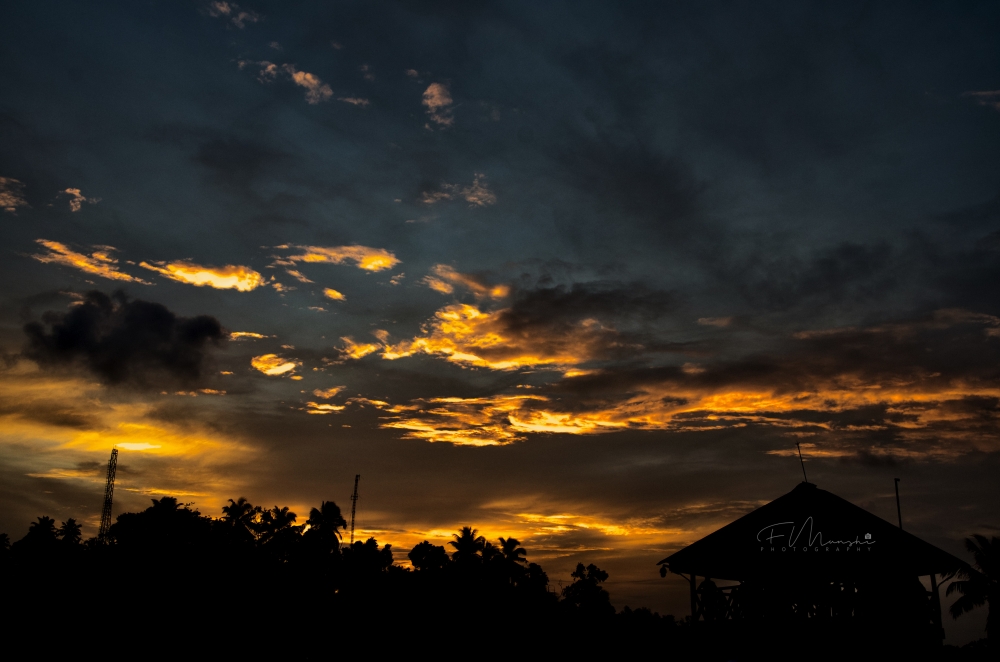 Sky on Fire!, #sunset, #nature, #night, #landscape