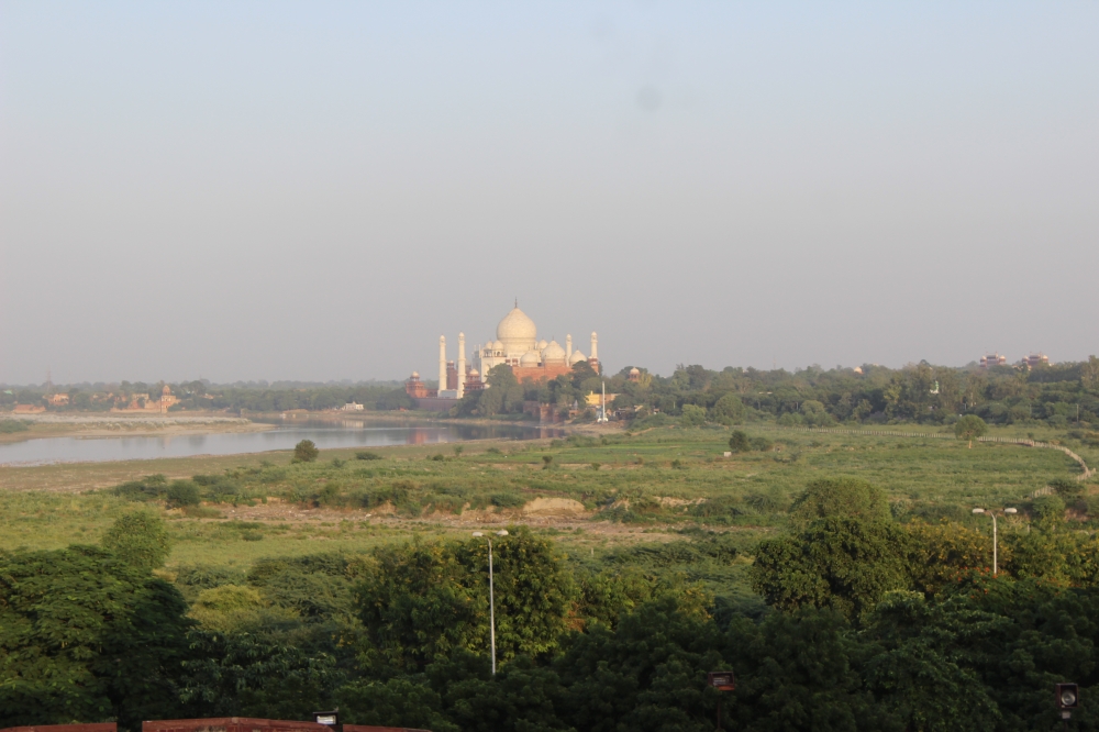 Taj Mahal from Red fort, Taj Mahal, 