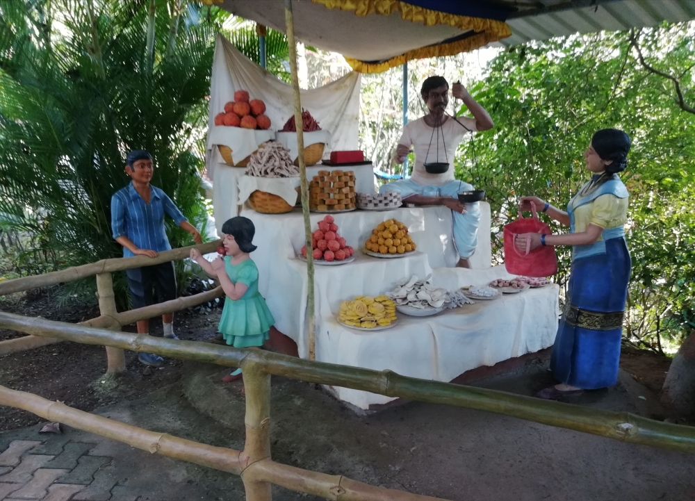 Olden days sweet stall, Typical road side stall