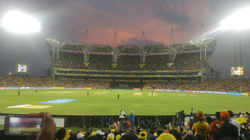 Stadium, Stadium, Evening, IPL, CSK, SRH, Pune, SKY, 