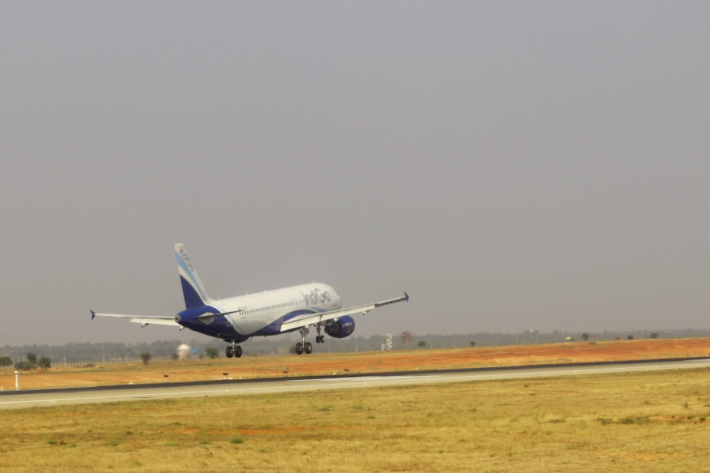 Aircraft in flight, Airport, aircraft, flight, beautiful, landscape