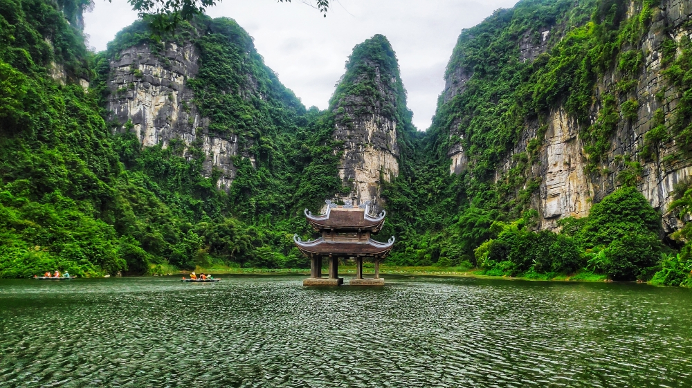 Ninh Binh Trang An , Nature, Ninh Binh, Vietnam, River, 
