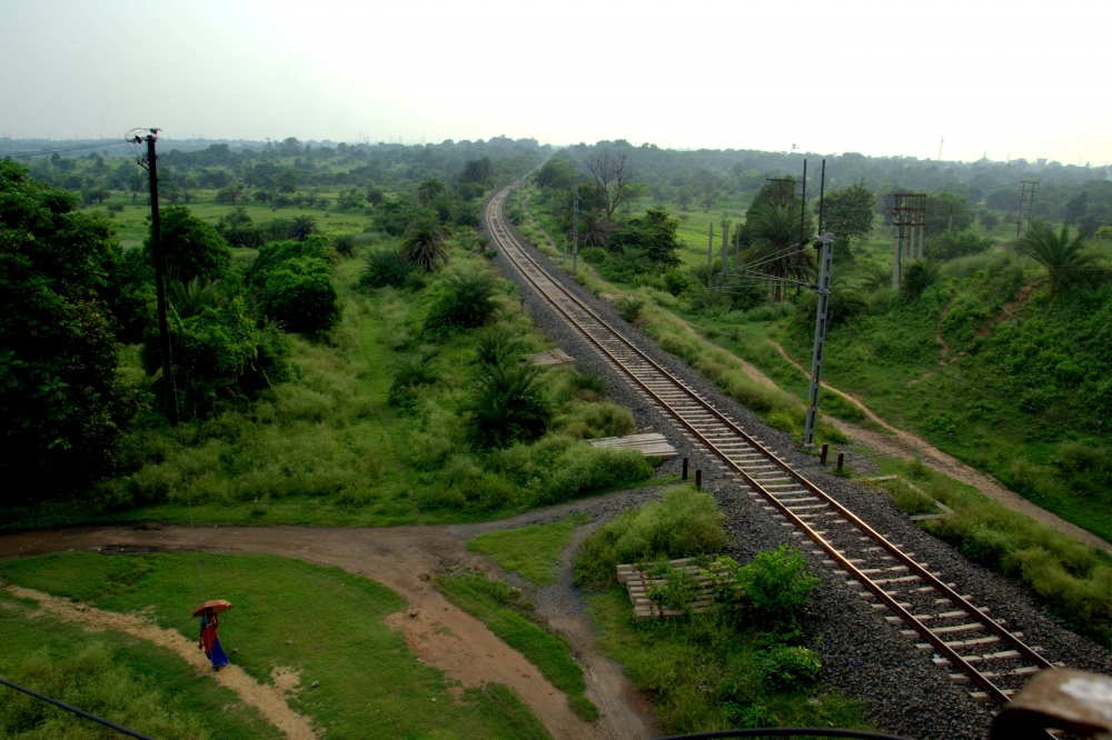 track, #transportation#woman#green#track#nikon