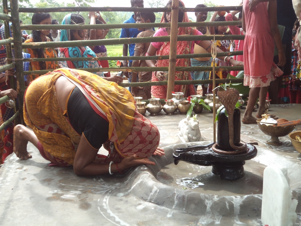 Praying , shiv#temple