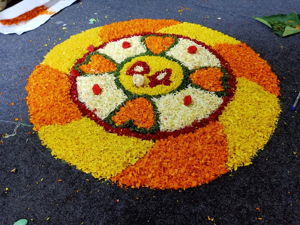 Onam flower,onam,pookkalam, pookalam, 