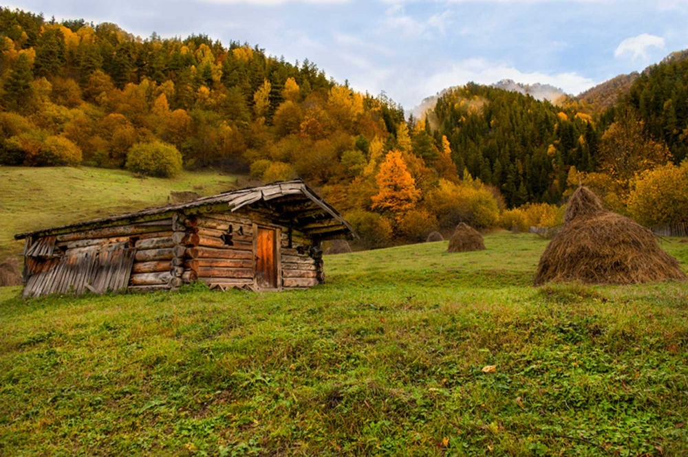 Hut in nature, nature, mountains, mountains, 