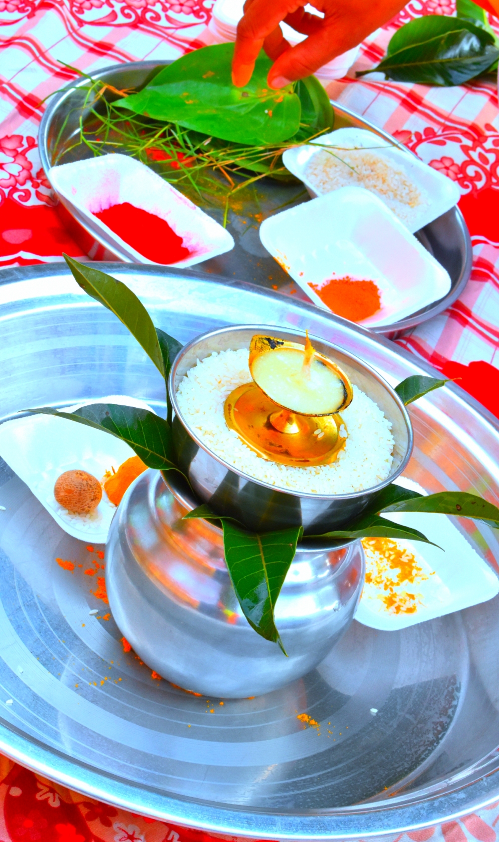 Pooja thali, Pooja, Hindu, 