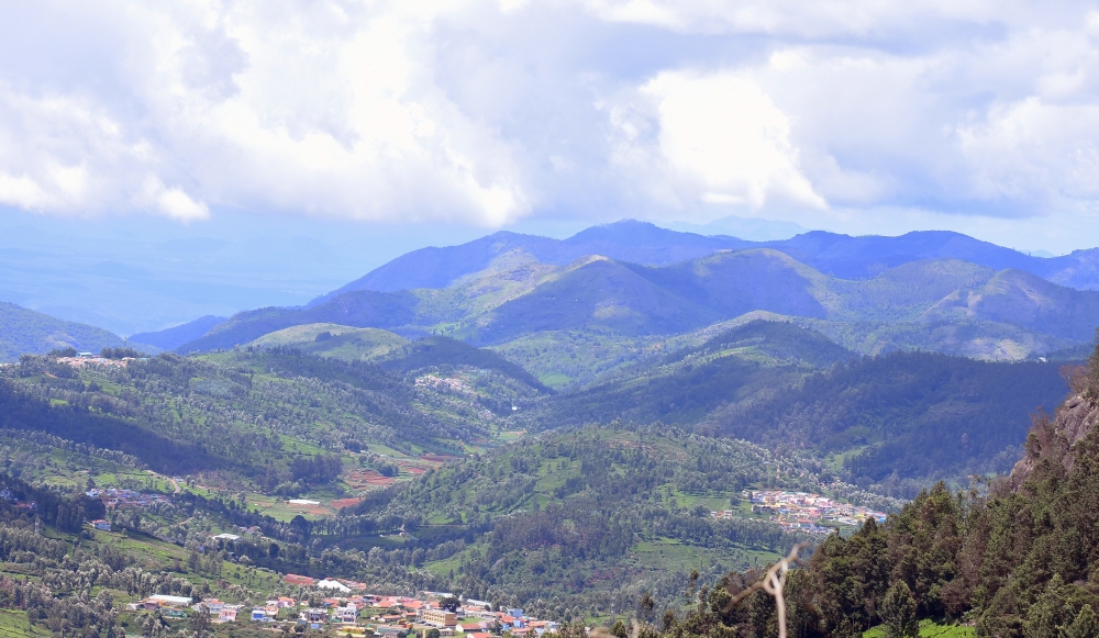 Blue mountain , mountains, landscape n