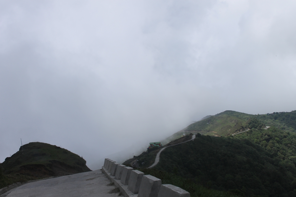 The road, Road, mountains, 