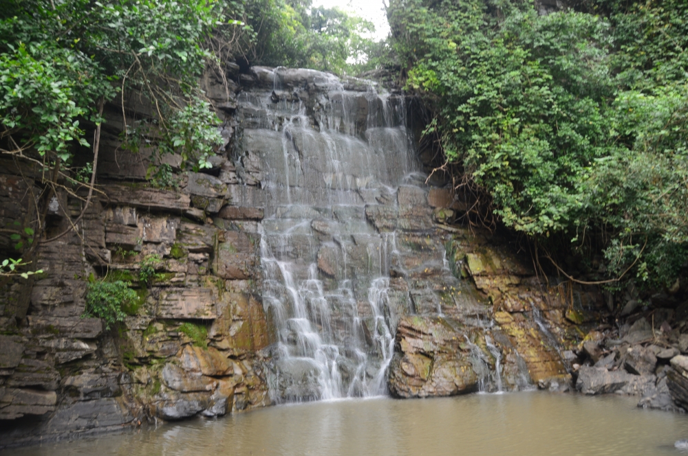 Unknown waterfall , #Nature #background #wallpaper #hdclicks #fullHD#landscape #photooftheday #winter #waterfall#fun #beautiful #fisherman #kangervallynationalpark #naturelovers #nationalpark#@munnabaghel, 