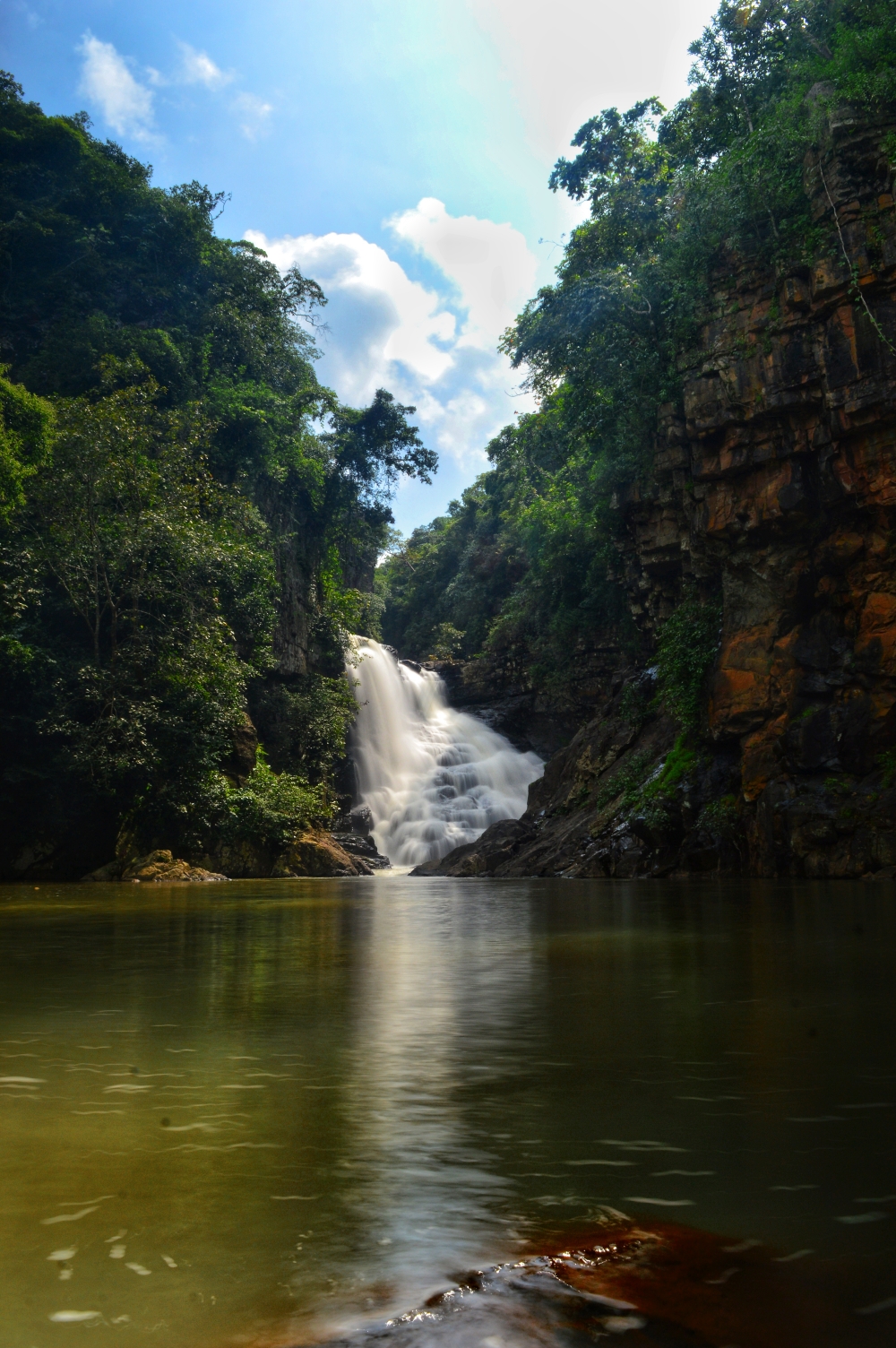 Waterfall, #Nature #background #wallpaper #hdclicks #fullHD waterfall bastar