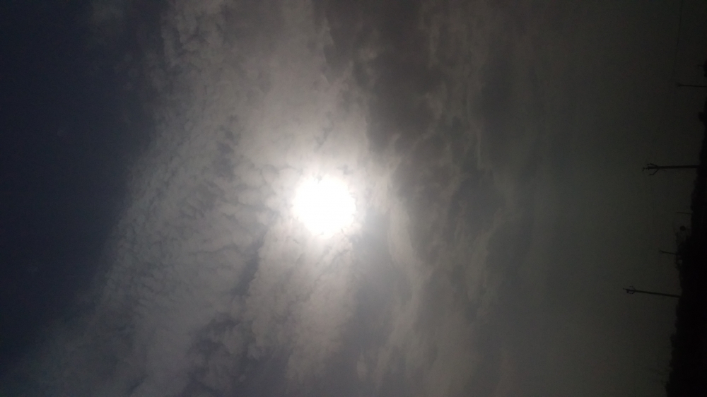 बादलों में सूर्य, सूर्य, बादल, आकाश