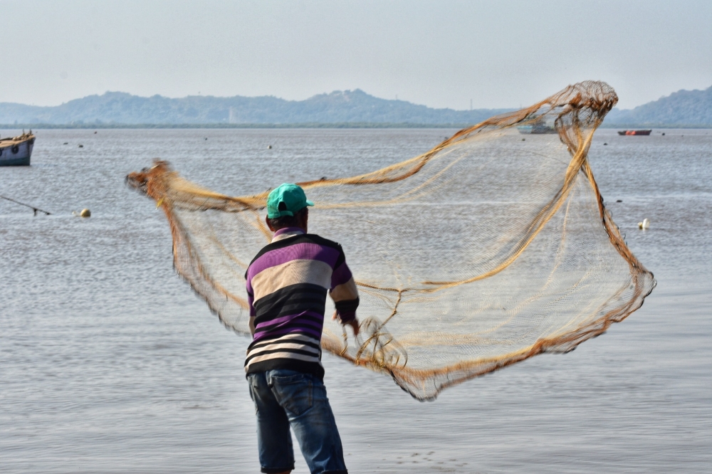 Fisherman, Fisherman, Vasai, sea, Seashore, ocean