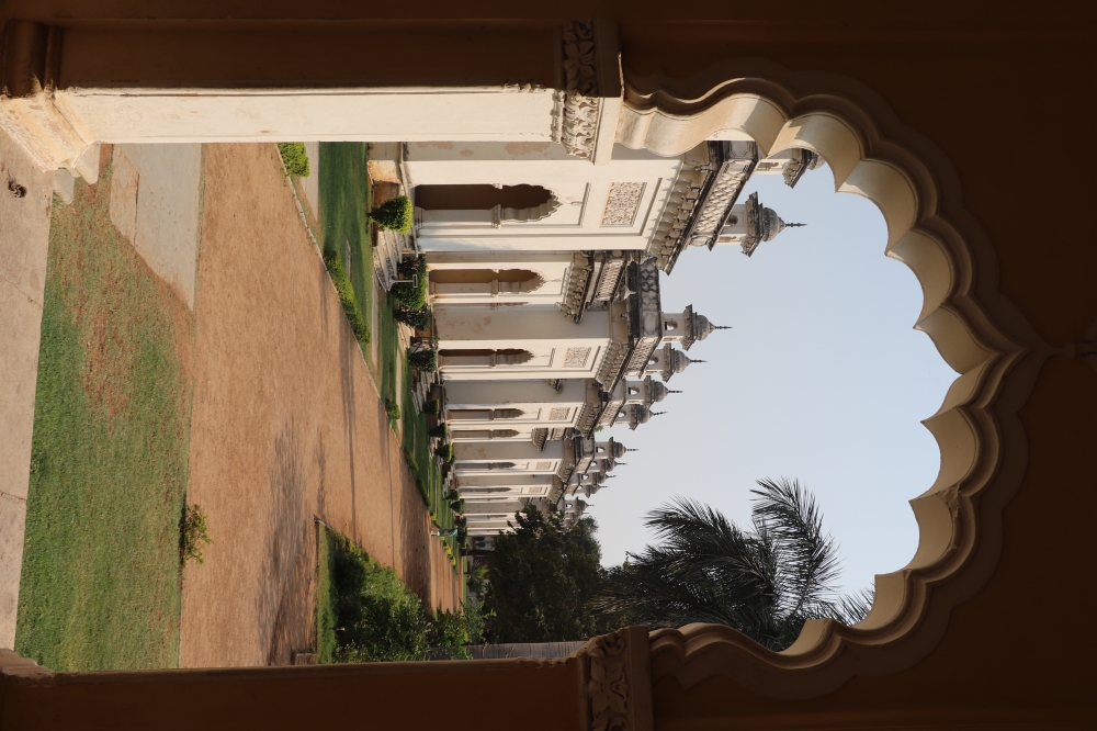 from the arch, Domes, arches, buildings, historical, Hyderabad, Palace, 