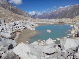 Rocks and mountain 