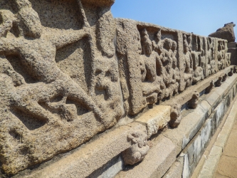 Sculpture inside - Mahaballipuram